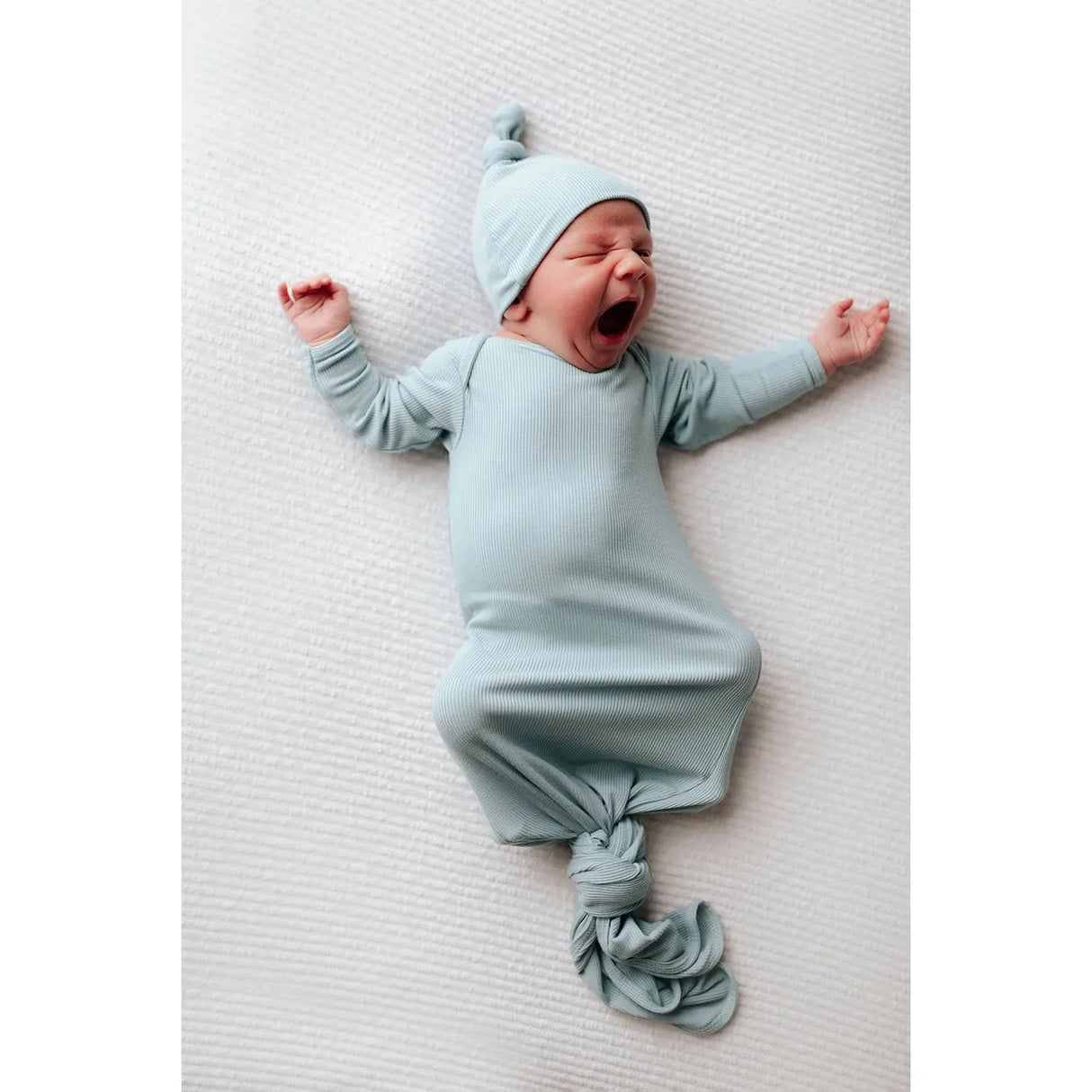 Three Little Tots Knotted Gown + Hat - Kid's Stuff Superstore