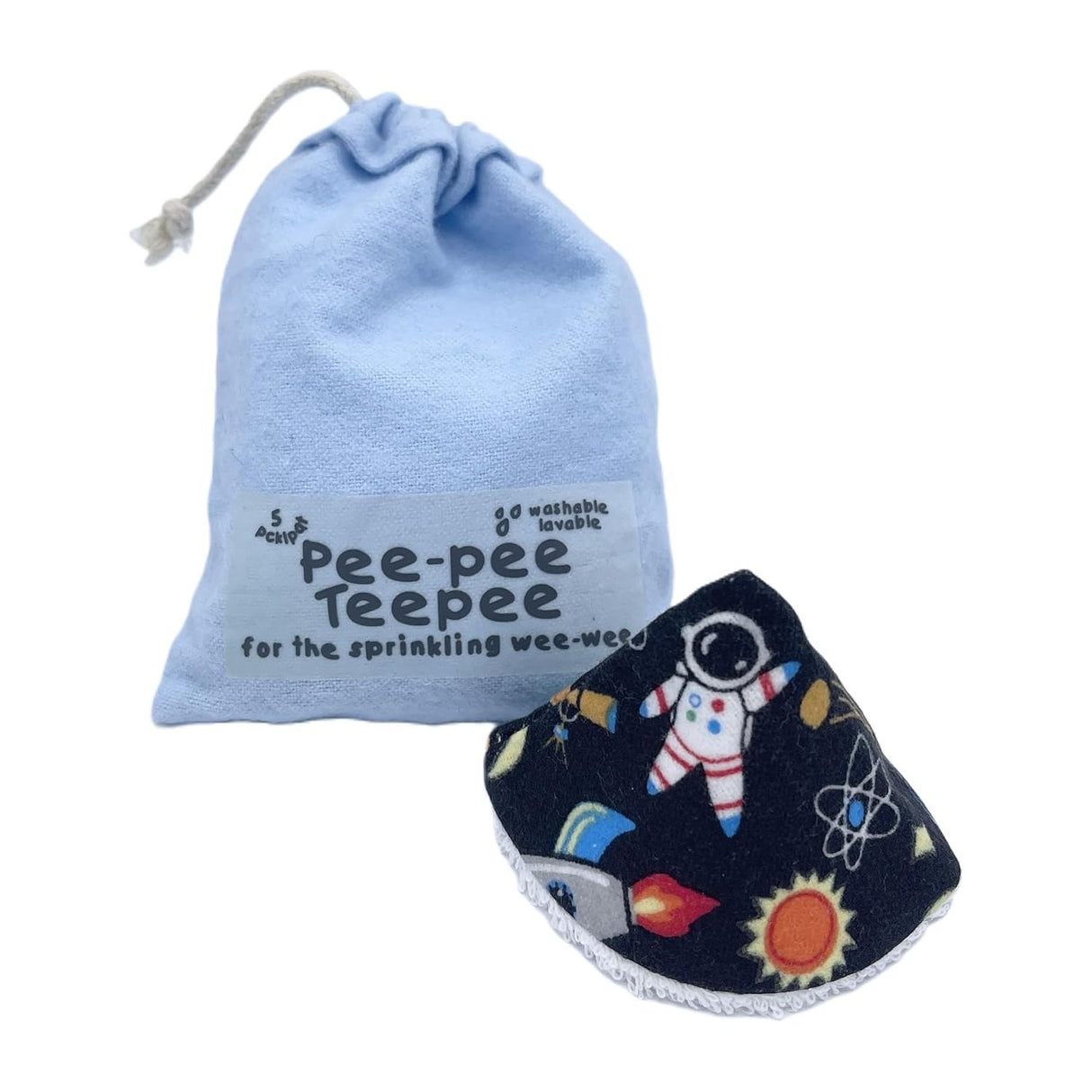 Pee Pee Teepee 5 pack with Laundry Bag - Space - Kid's Stuff Superstore