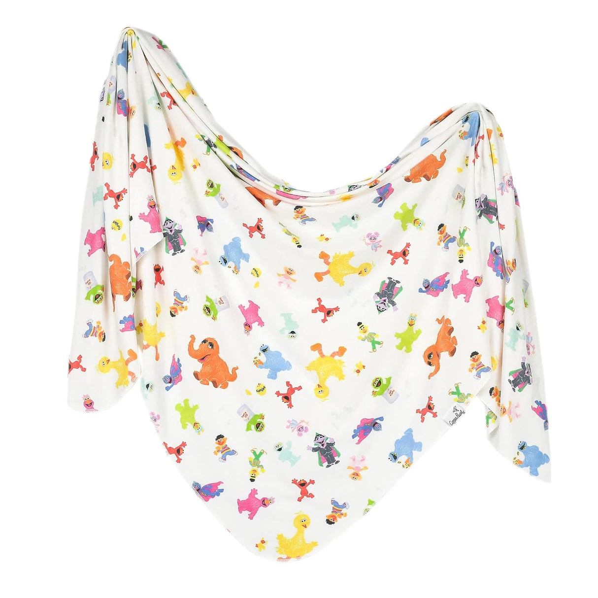 Copper Pearl Swaddle Blanket - Sesame Friends - Kid's Stuff Superstore
