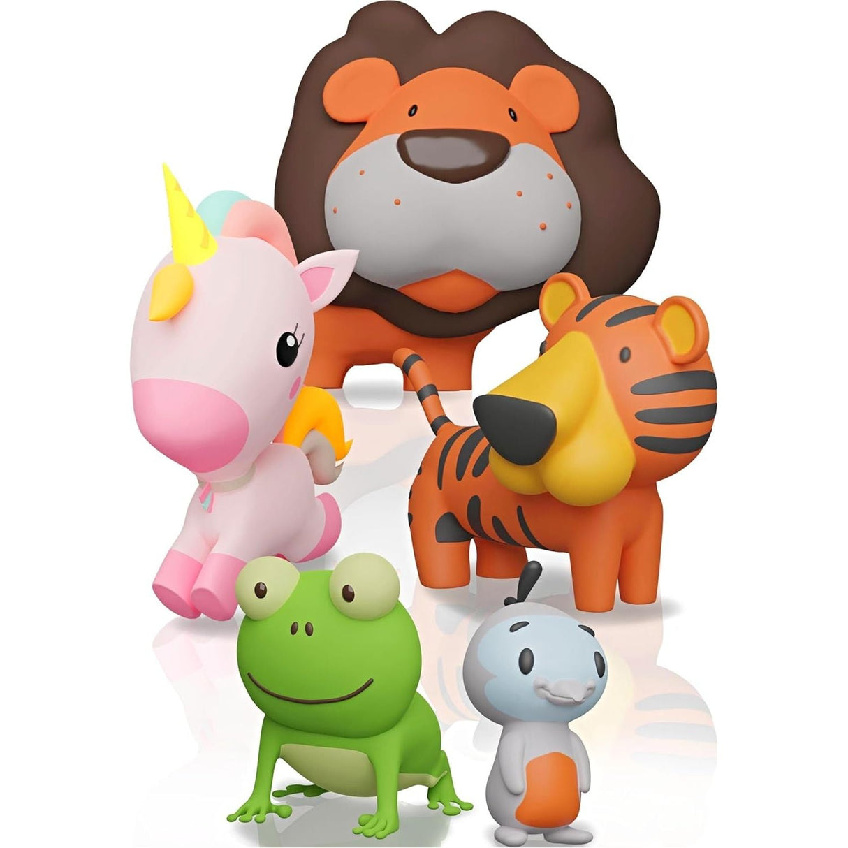 SplashEZ TubEZ Family Mold Free Bath Toys - Lion & Friends - Kid's Stuff Superstore