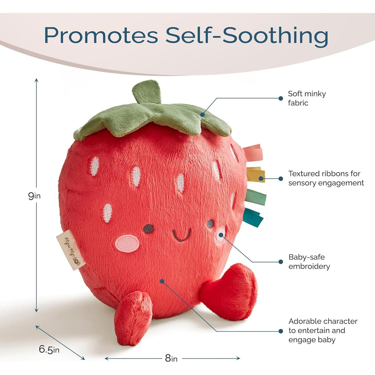 Itzy Ritzy Sweetie Snuggles - Bonnie the Strawberry - Kid's Stuff Superstore