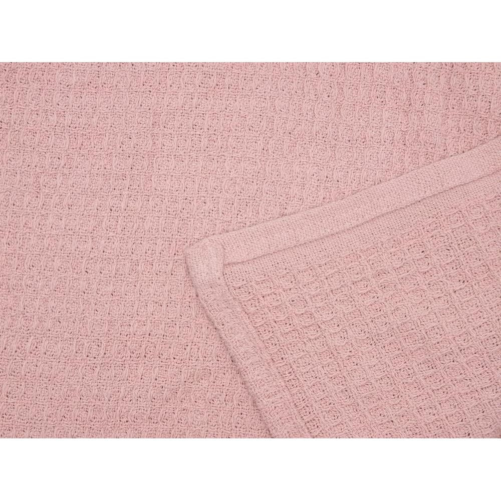 Lila & Jack 100% Cotton Waffle Receiving Blanket - Mauve - Kid's Stuff Superstore
