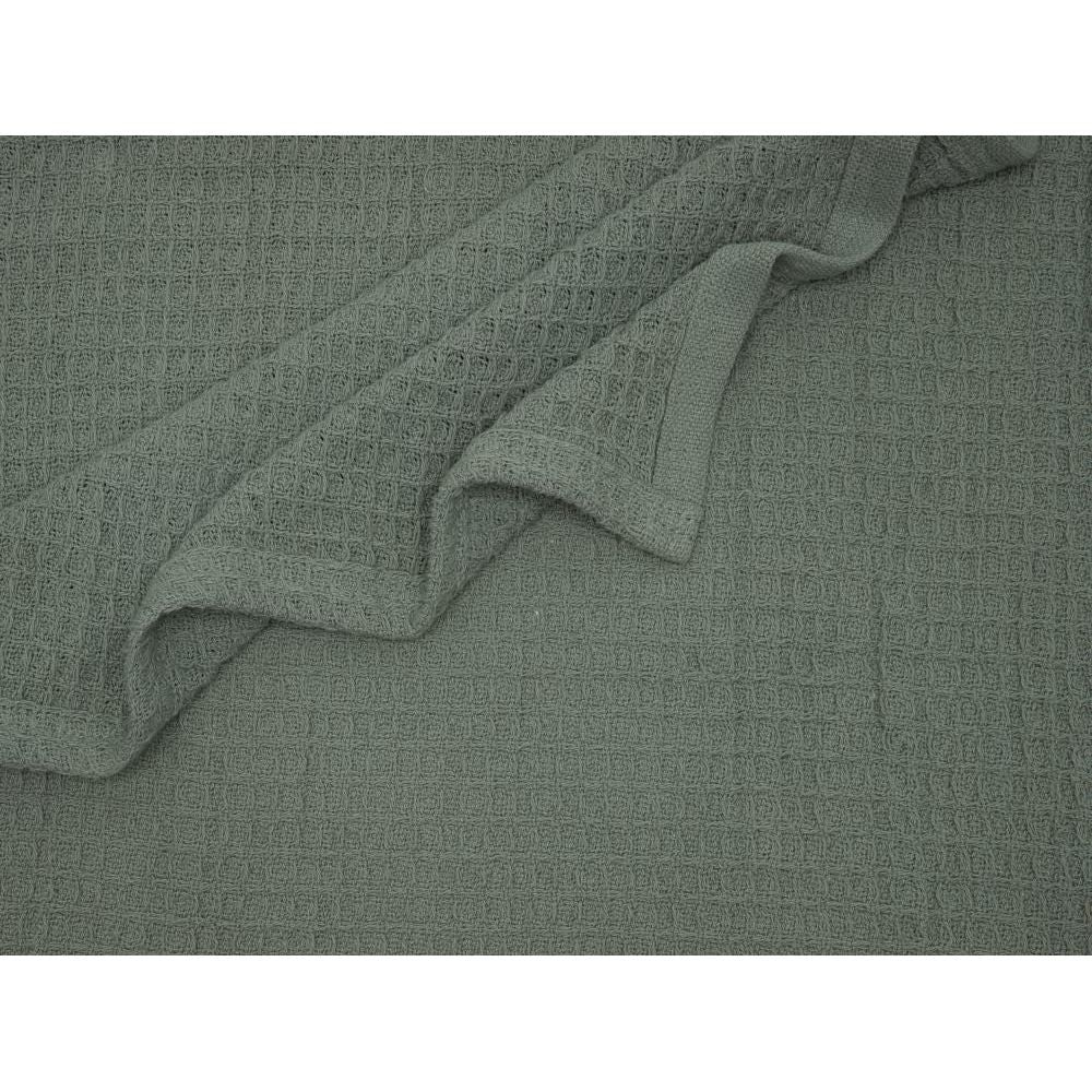 Lila & Jack 100% Cotton Waffle Receiving Blanket - Green - Kid's Stuff Superstore