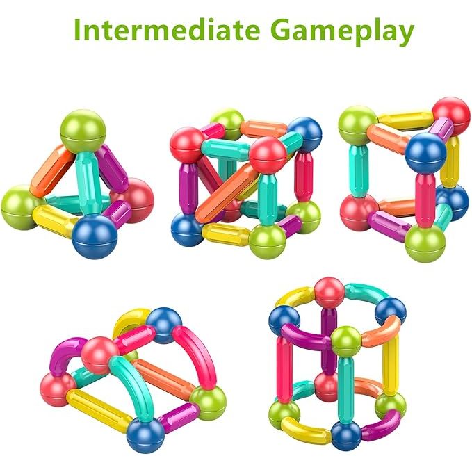 Magnetic Sticks - 64PC - Kid's Stuff Superstore