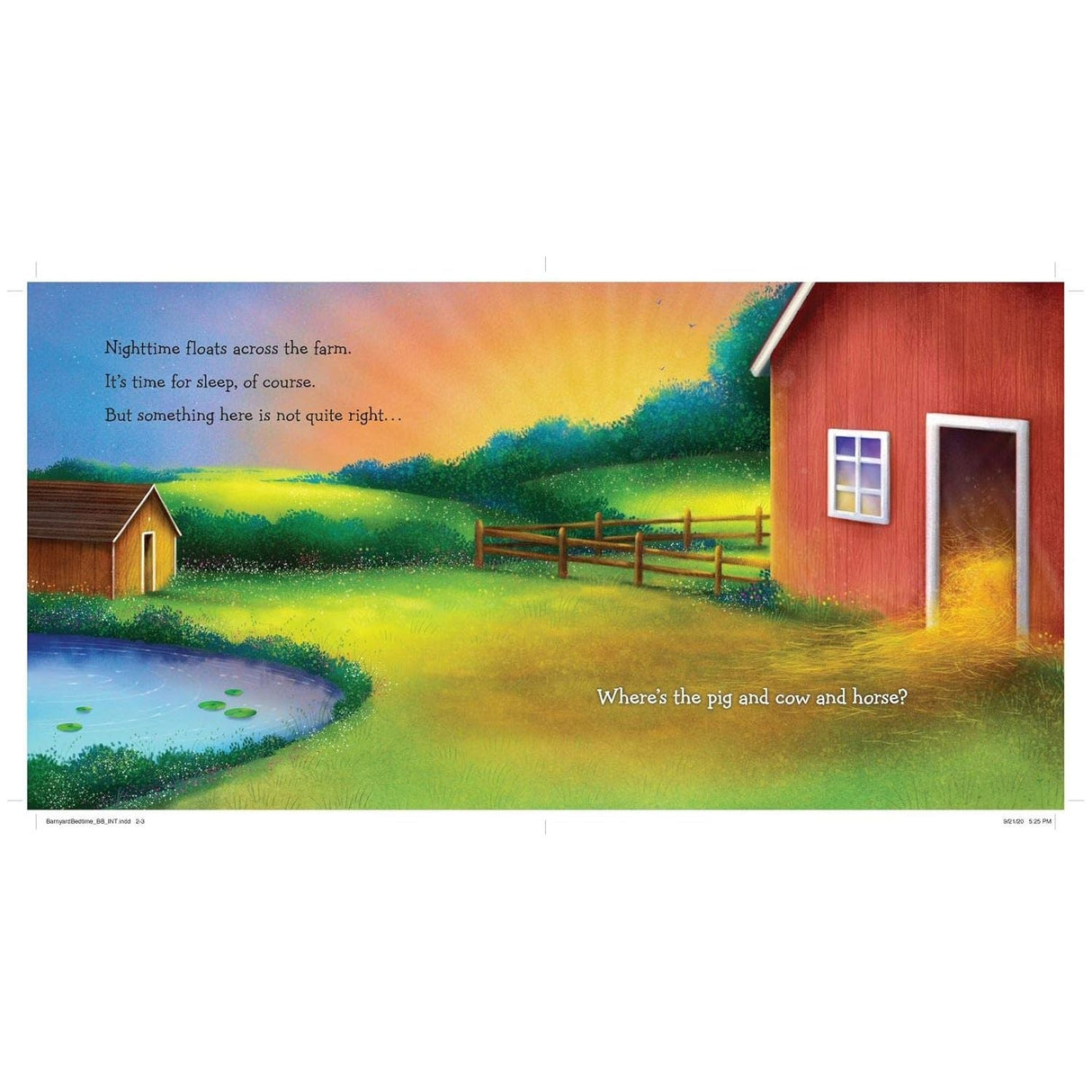 Board Book - Barnyard Bedtime - Kid's Stuff Superstore
