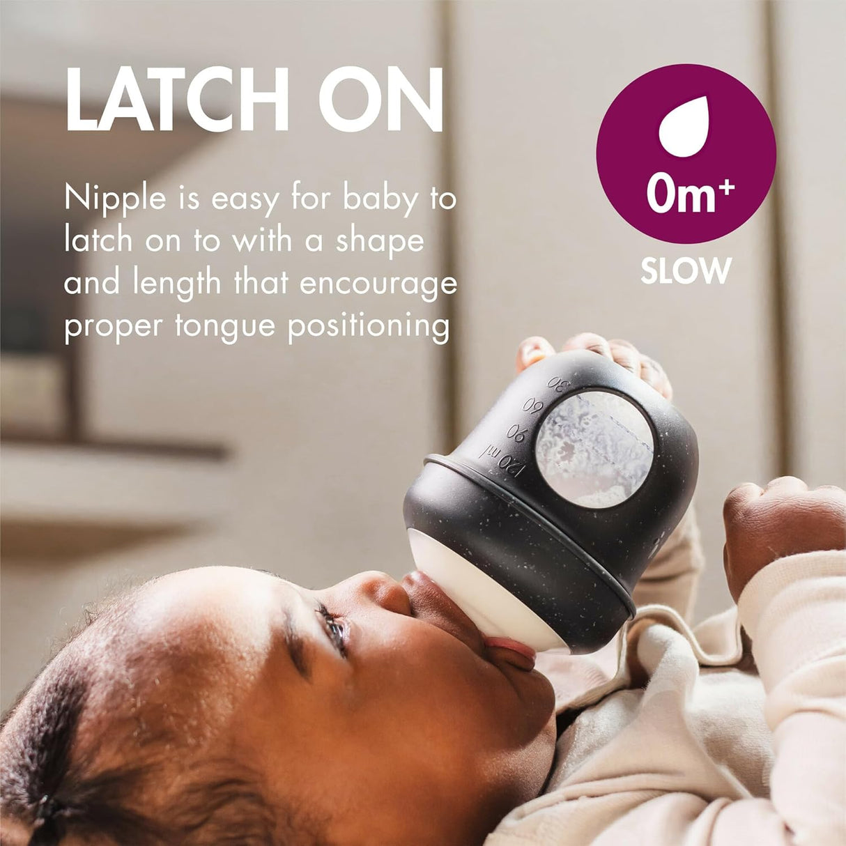 Boon Nursh 4 oz. Silicone Bottle - Speckle - Kid's Stuff Superstore