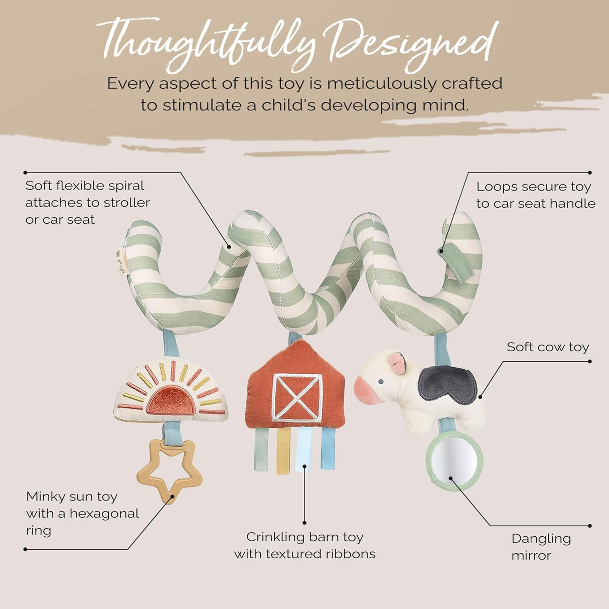 Itzy Ritzy Itzy Bitzy Spiral - Farm - Kid's Stuff Superstore