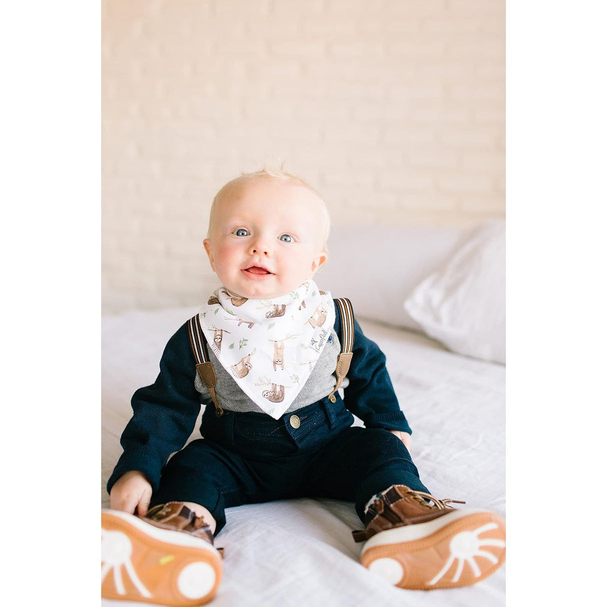 Copper Pearl Baby Bandana Bibs 4 Pack - Noah - Kid's Stuff Superstore