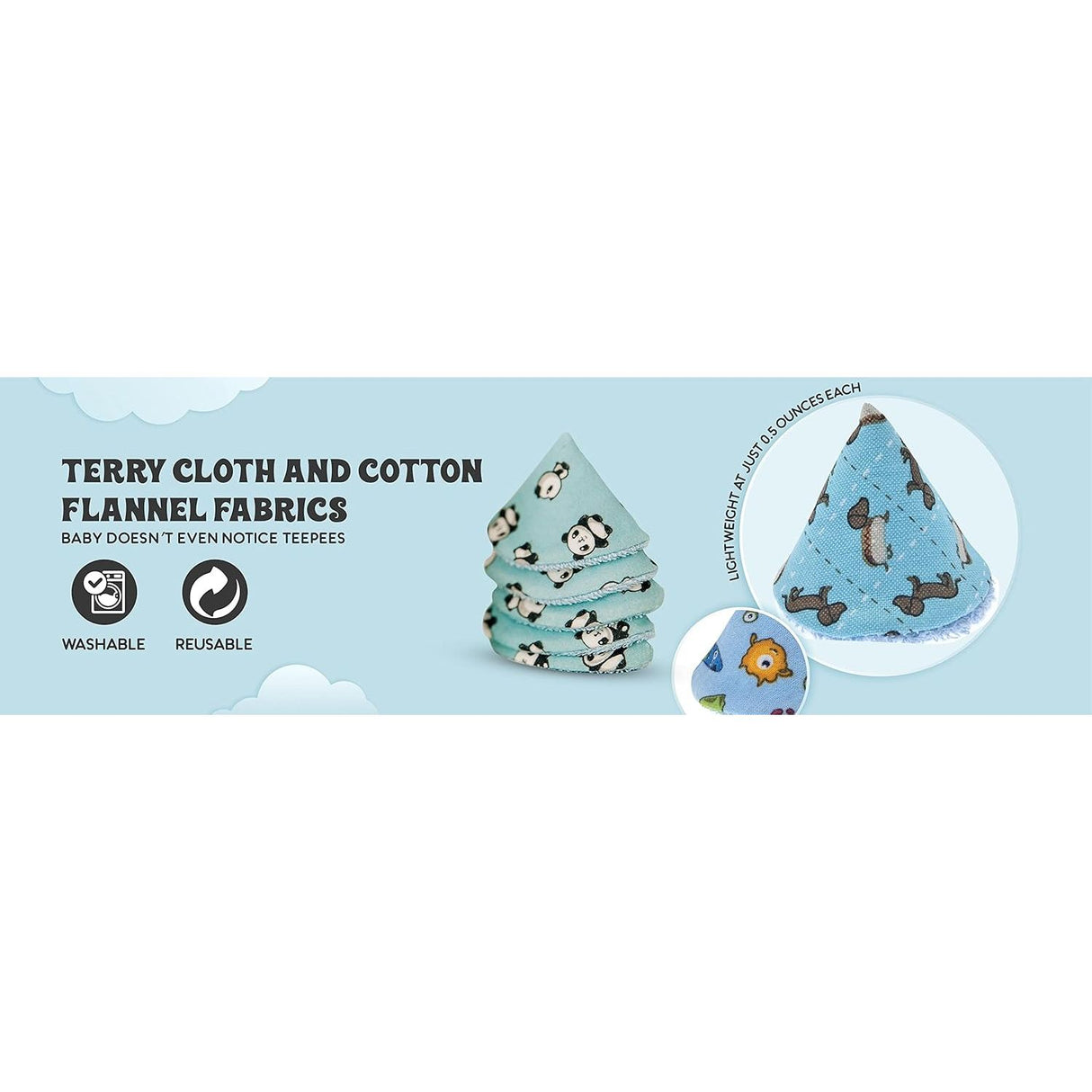 Pee Pee Teepee 5 pack with Laundry Bag - Space - Kid's Stuff Superstore