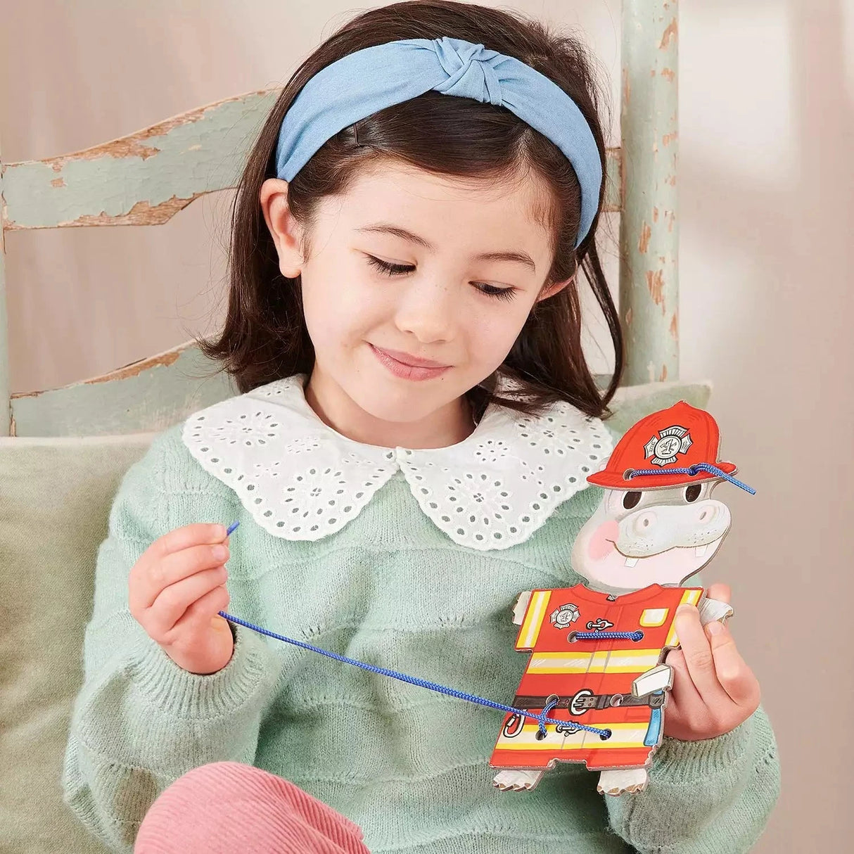 eeBoo Dress Up Lacing Cards: Occupations - Kid's Stuff Superstore