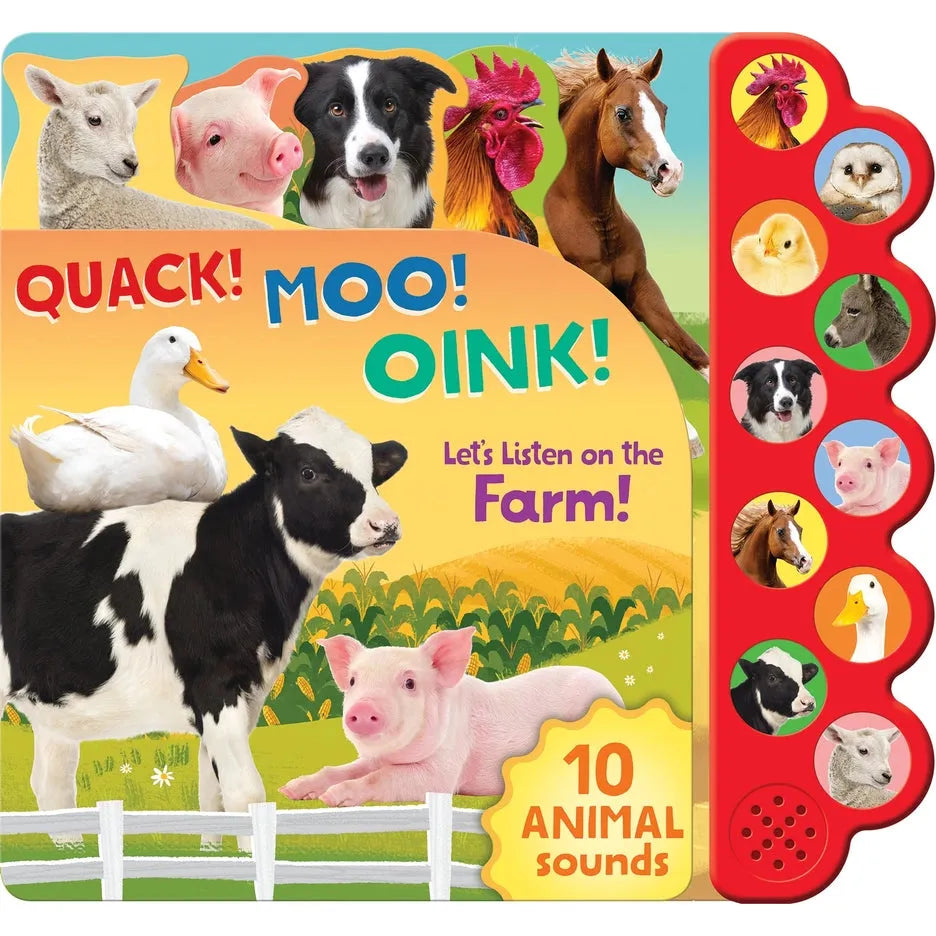 Lift-a-Sound Book - Quack! Moo! Oink! - Kid's Stuff Superstore