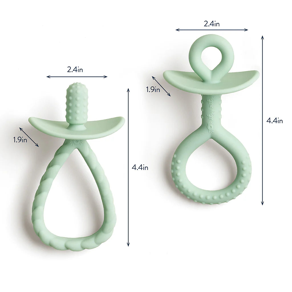 Itzy Ritzy Itzy Pre4-Feeding Teether Set - Mint - Kid's Stuff Superstore