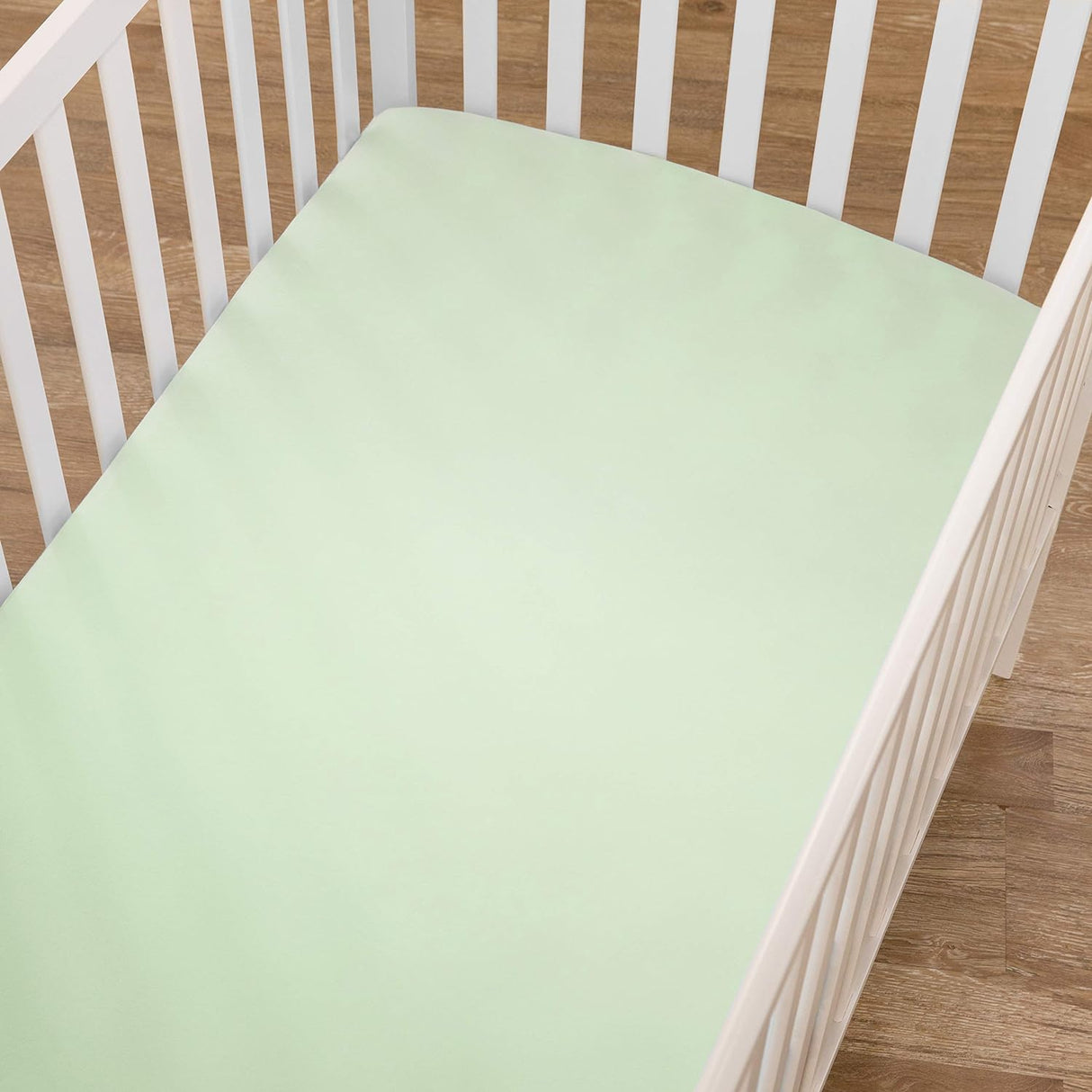 American Baby Company Cotton Jersey Fitted Crib Sheet - Celery - Kid's Stuff Superstore