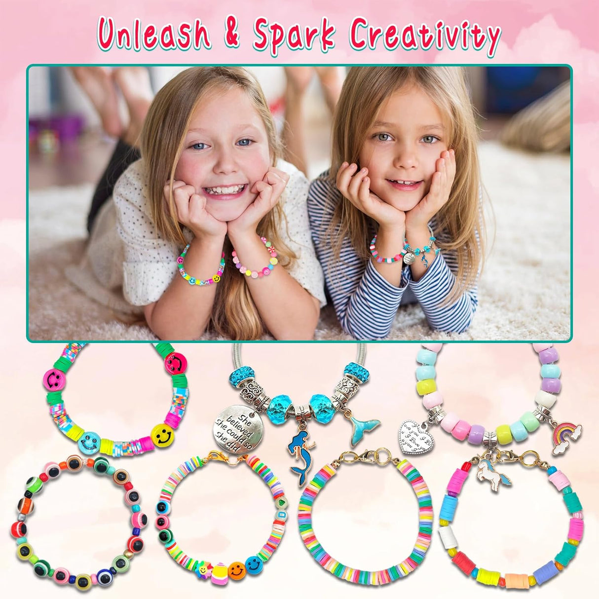 Clay Beads Bracelet Making Kit - Kid's Stuff Superstore