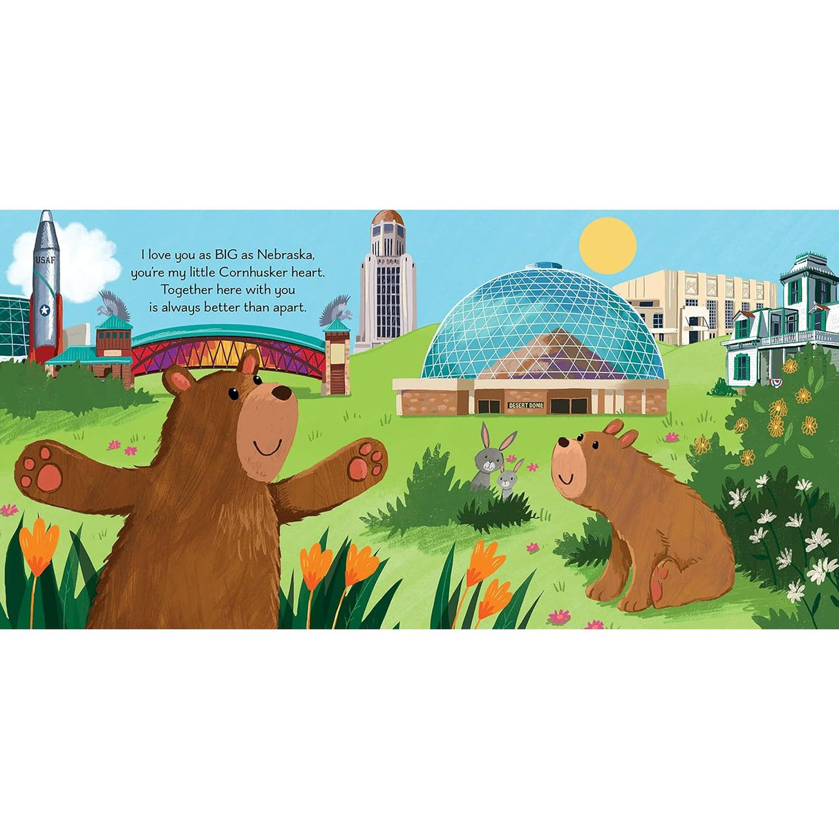 Board Book - I Love You as Big as Nebraska - Kid's Stuff Superstore