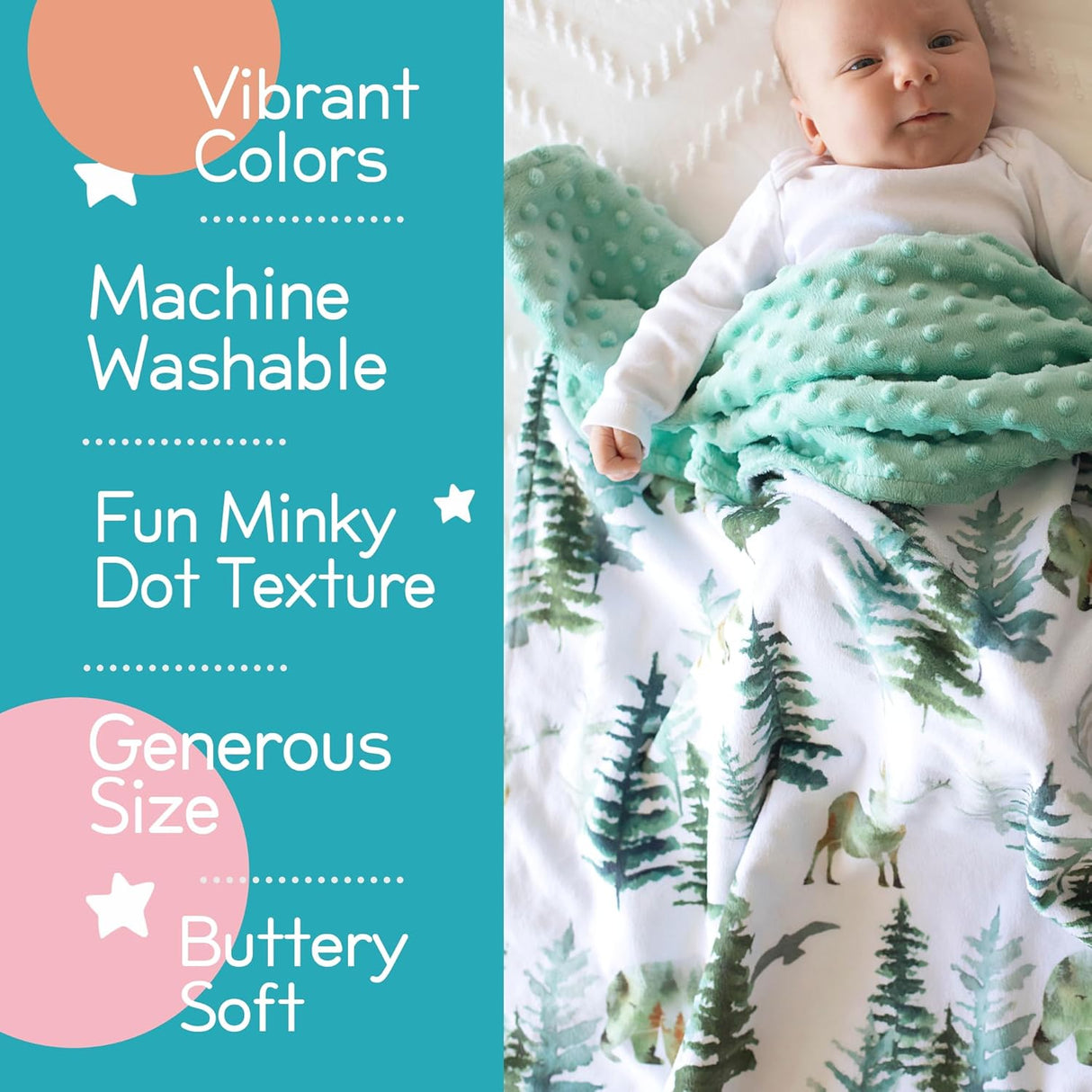 Honey Lemonade Minky Blanket - In The Woods - Kid's Stuff Superstore