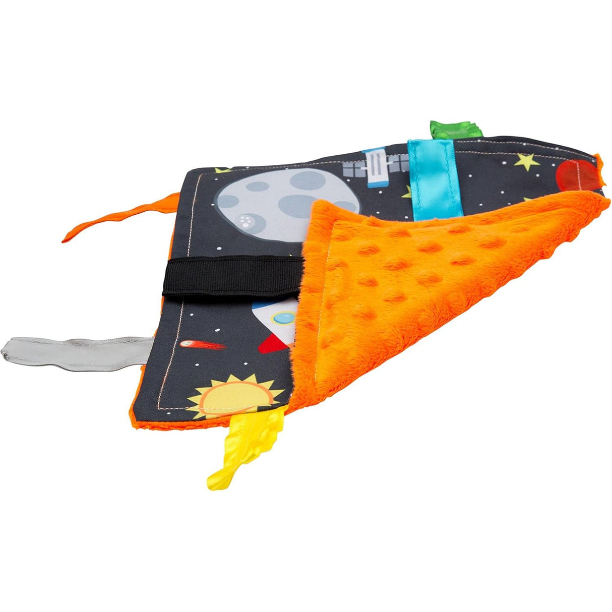 Baby Jack 8x8 Crinkle Sensory Toy - Space Rockets - Kid's Stuff Superstore