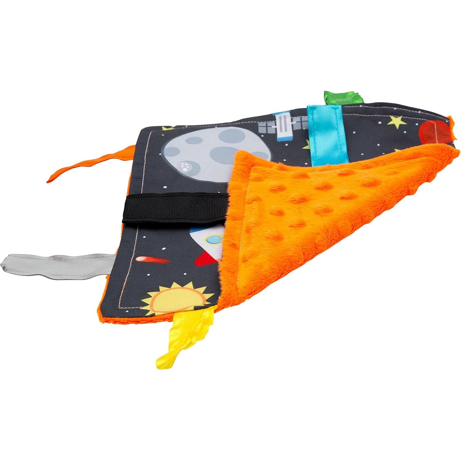Baby Jack 8x8 Crinkle Sensory Toy - Space Rockets - Kid's Stuff Superstore