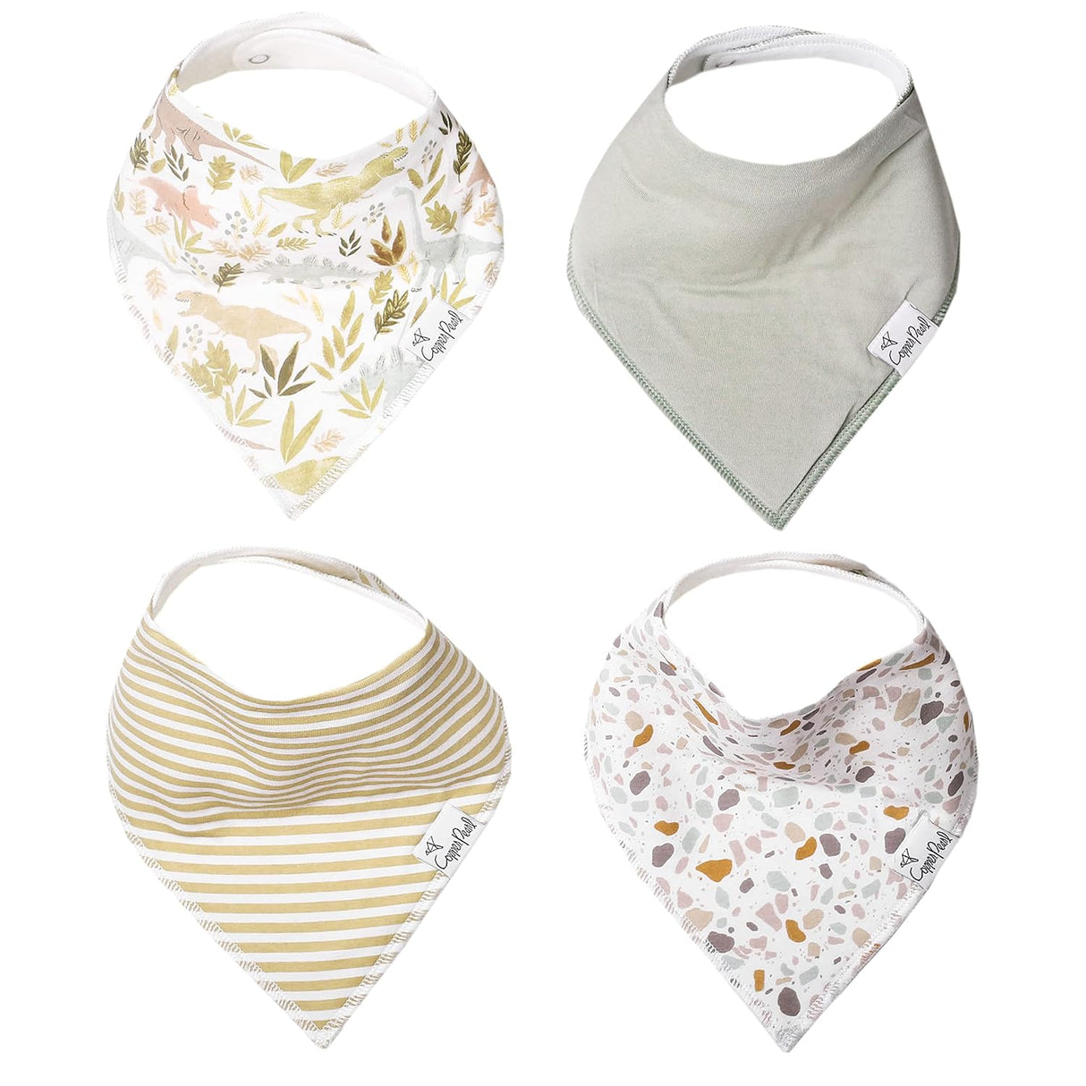 Copper Pearl Baby Bandana Bibs 4 Pack - Rex - Kid's Stuff Superstore