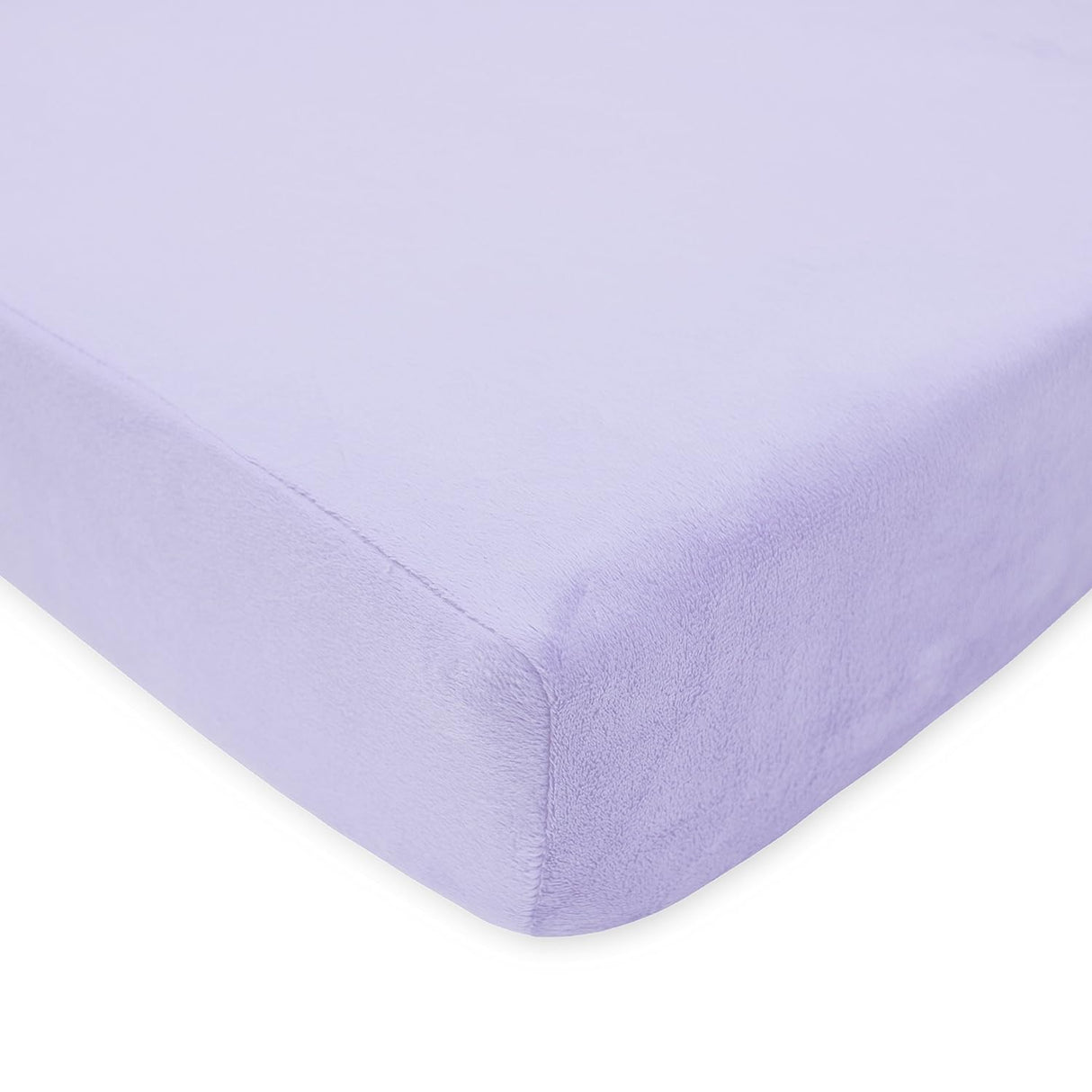 American Baby Company Heavenly Soft Chenille Fitted Crib Sheet - Lavender - Kid's Stuff Superstore