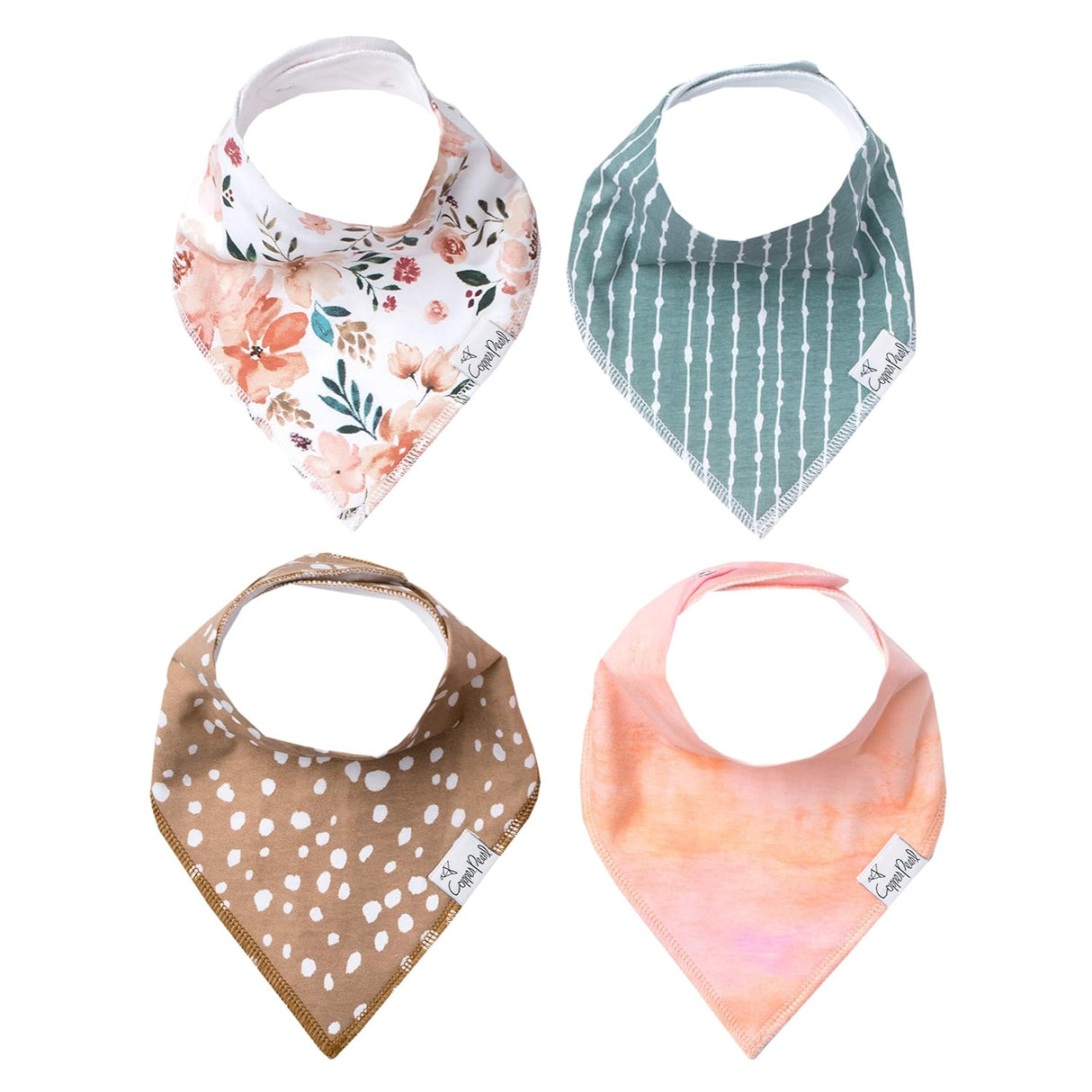 Copper Pearl Baby Bandana Bibs 4 Pack - Autumn - Kid's Stuff Superstore