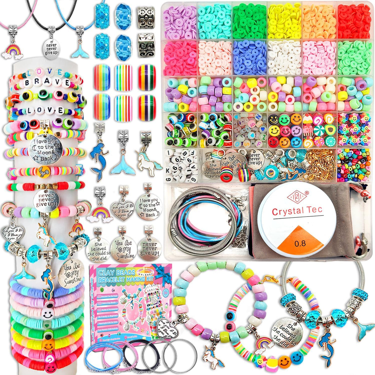 Clay Beads Bracelet Making Kit - Kid's Stuff Superstore