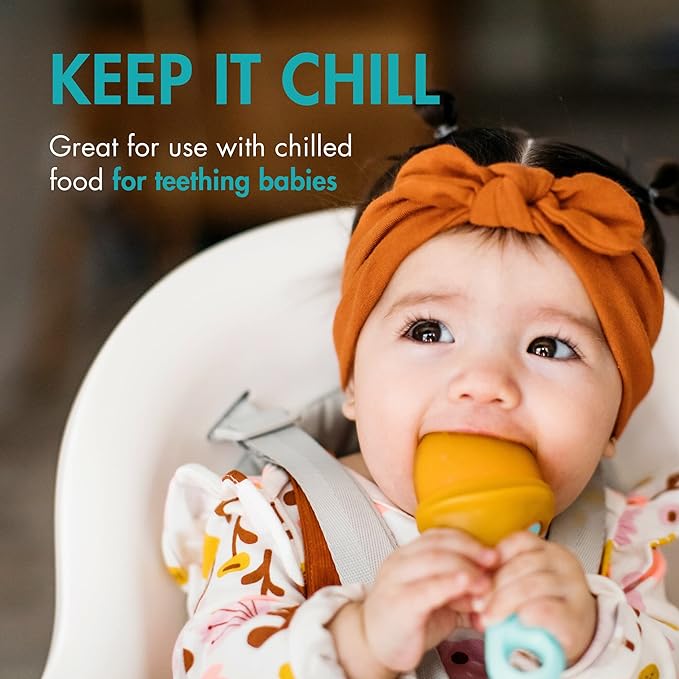 Boon PULP Silicon Feeder - Blue/Grey - Kid's Stuff Superstore