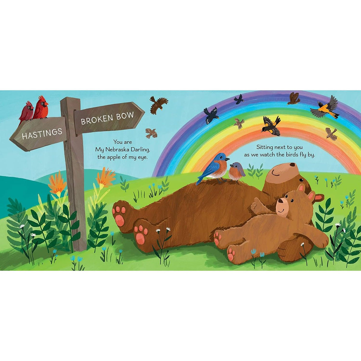 Board Book - I Love You as Big as Nebraska - Kid's Stuff Superstore