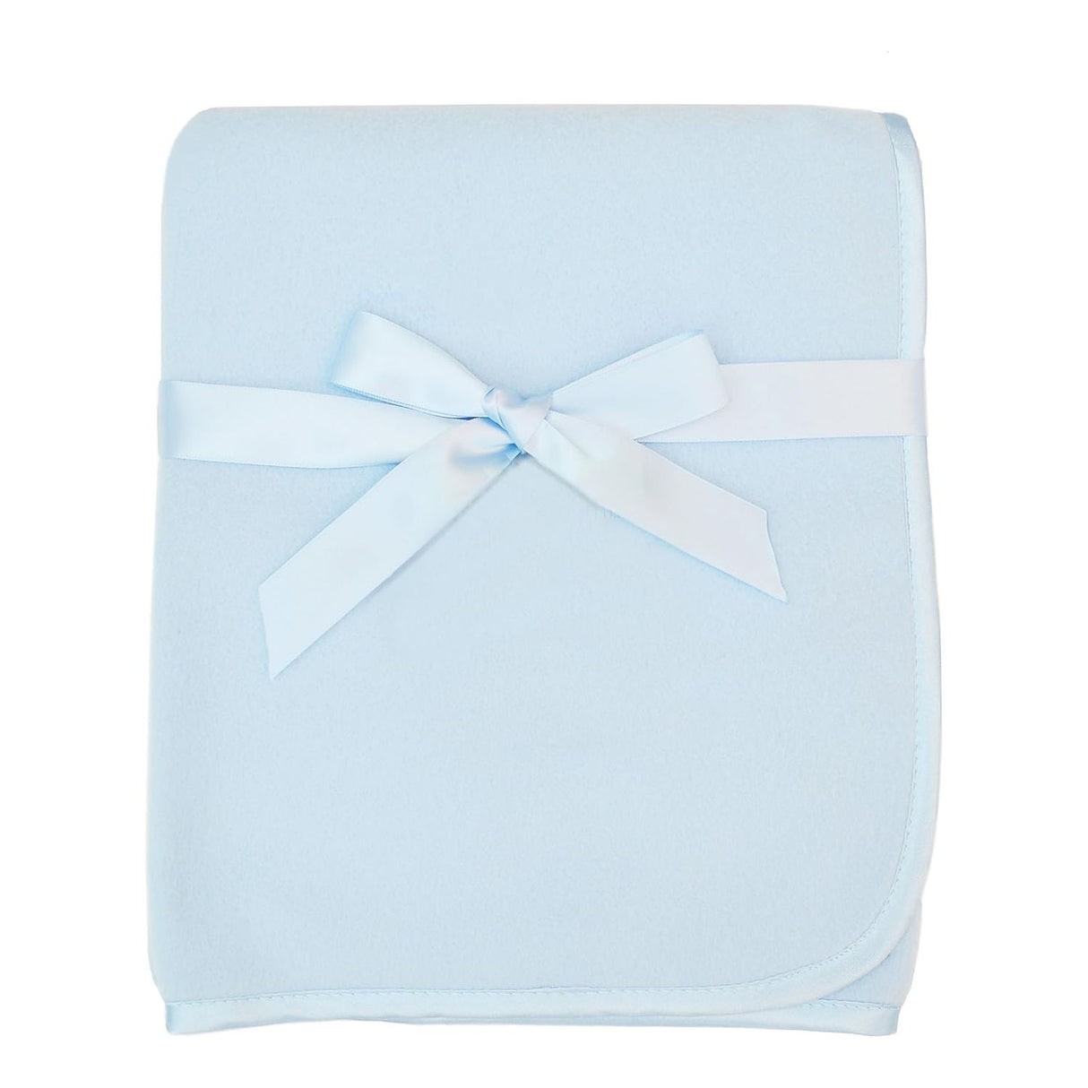 American Baby Company Fleece Blanket with Satin Trim - Blue - Kid's Stuff Superstore