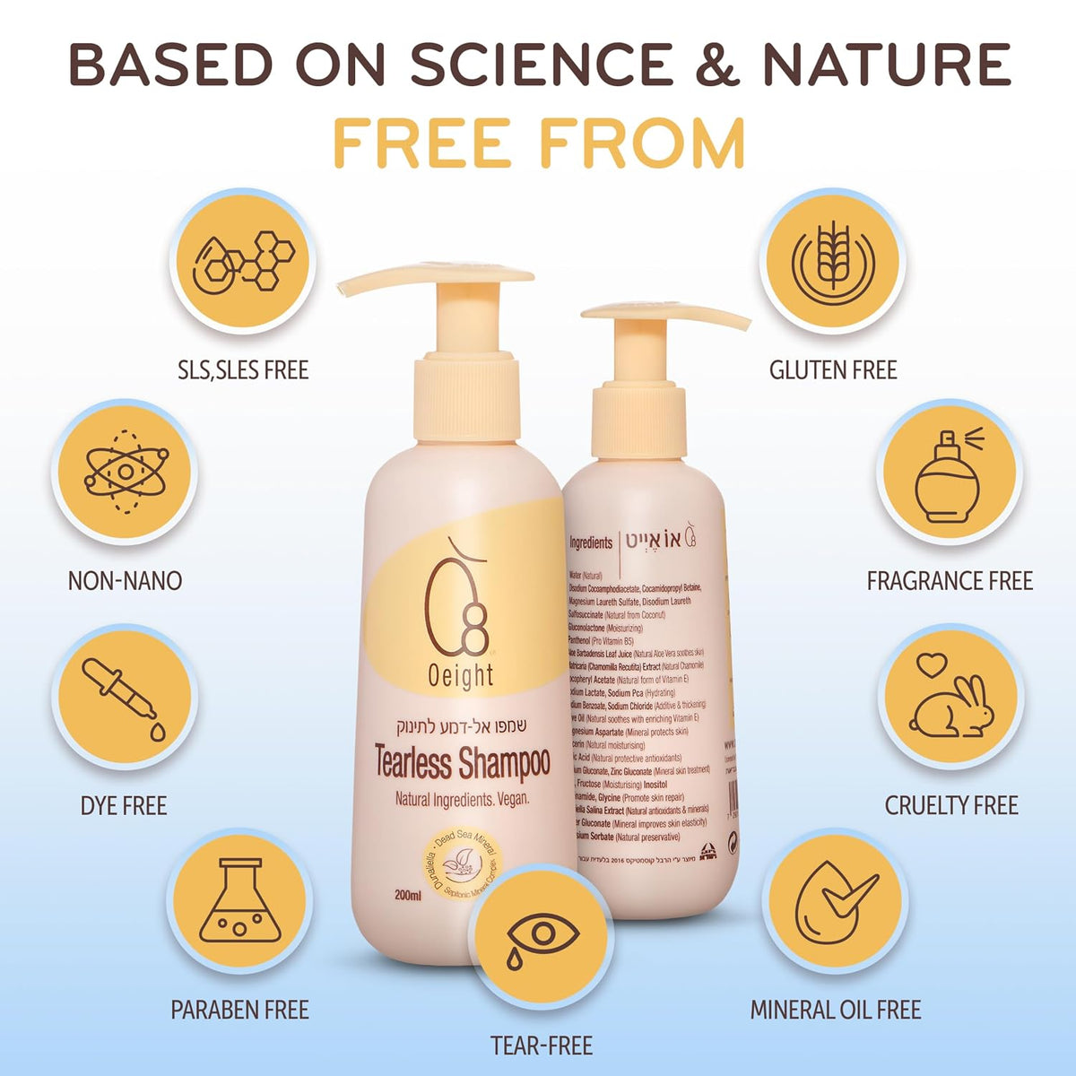 Oeight Tearless Baby Shampoo