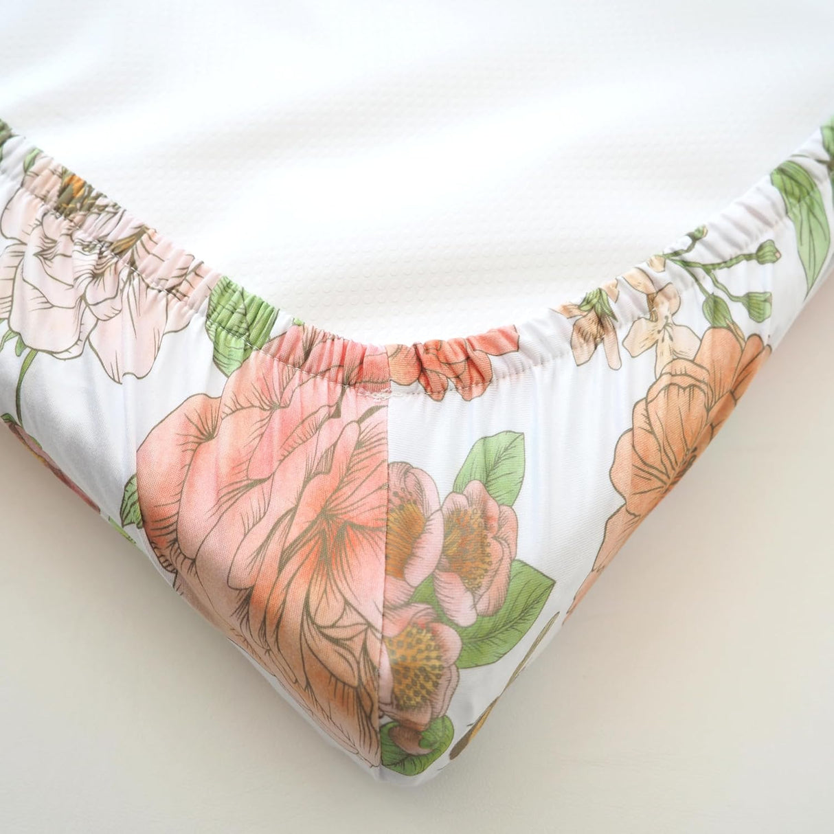 Honey Lemonade Changing Pad Cover - Botanical Floral - Kid's Stuff Superstore