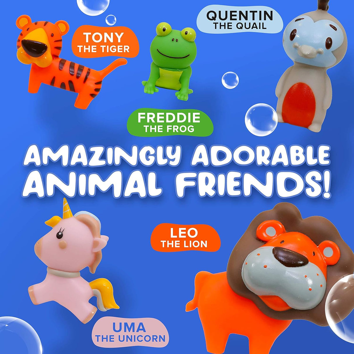 SplashEZ TubEZ Family Mold Free Bath Toys - Lion & Friends - Kid's Stuff Superstore
