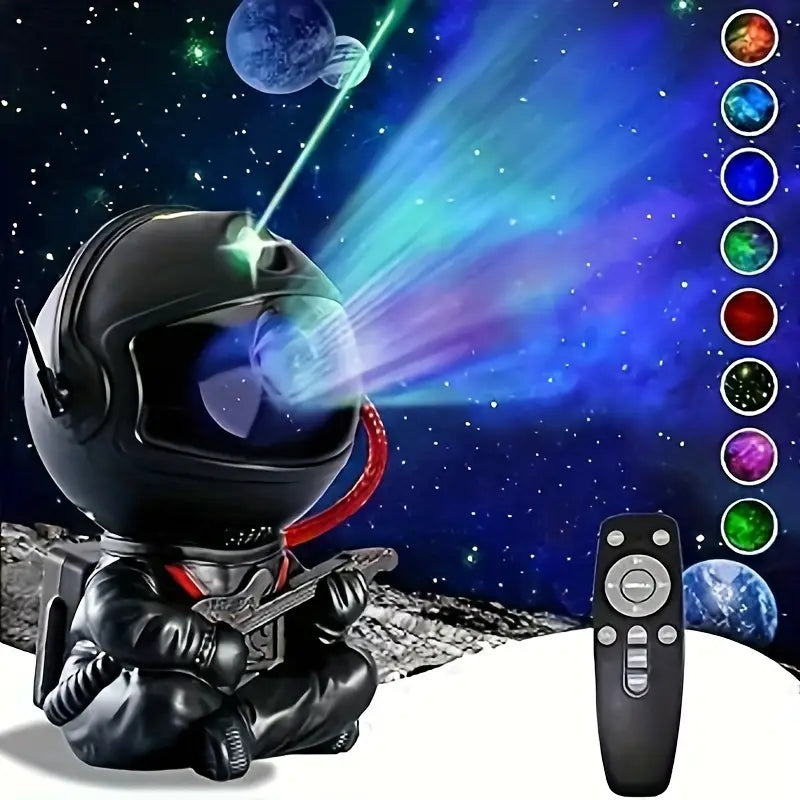 Astronaut 5" Nebula Projector - Black - Kid's Stuff Superstore