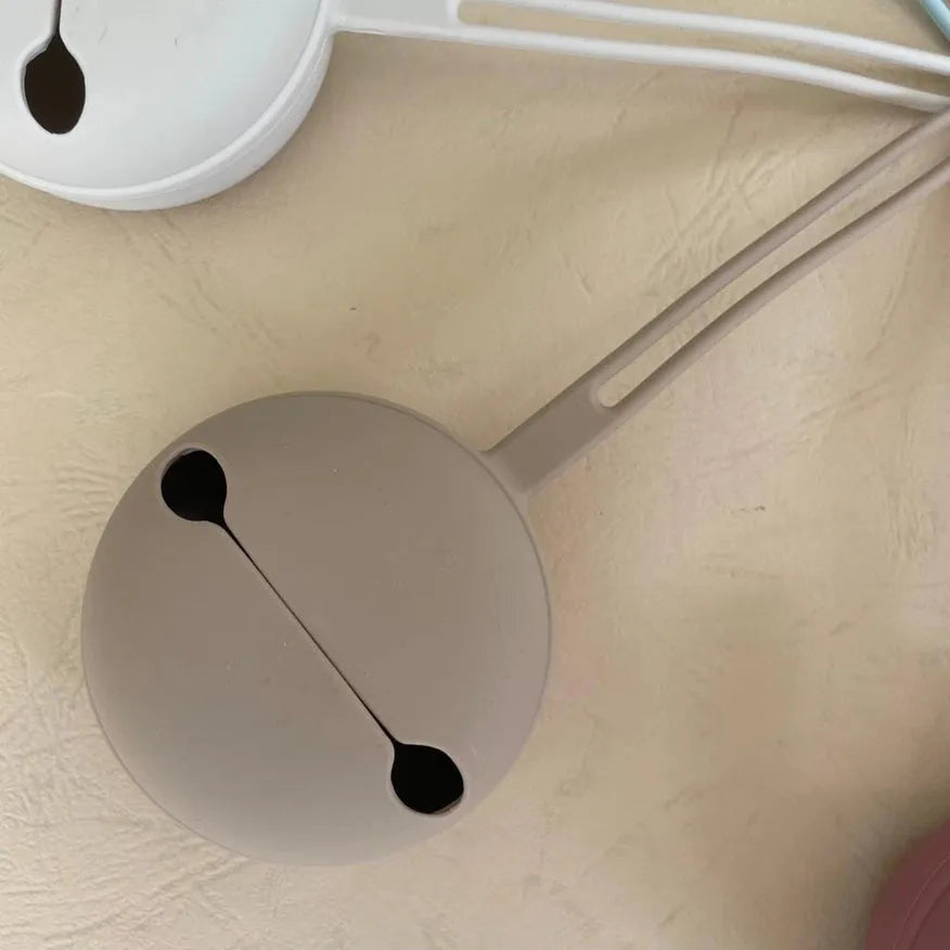 Silicone Pacifier Holder - Light Grey - Kid's Stuff Superstore