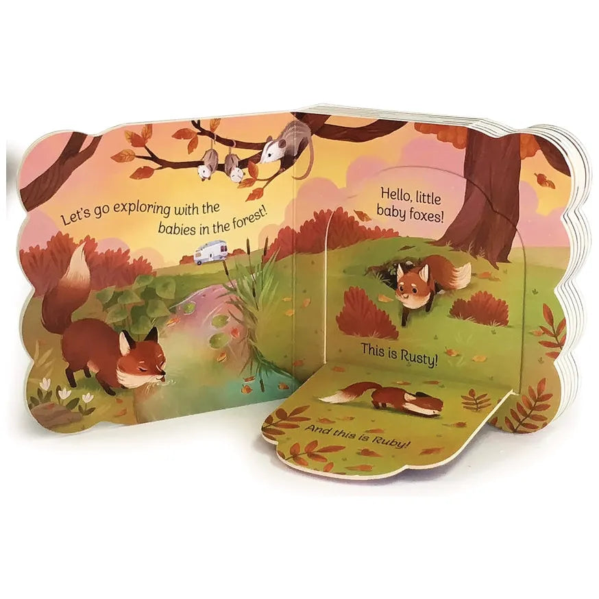 Lift-a-Flap Book - Babies in the Forest - Kid's Stuff Superstore