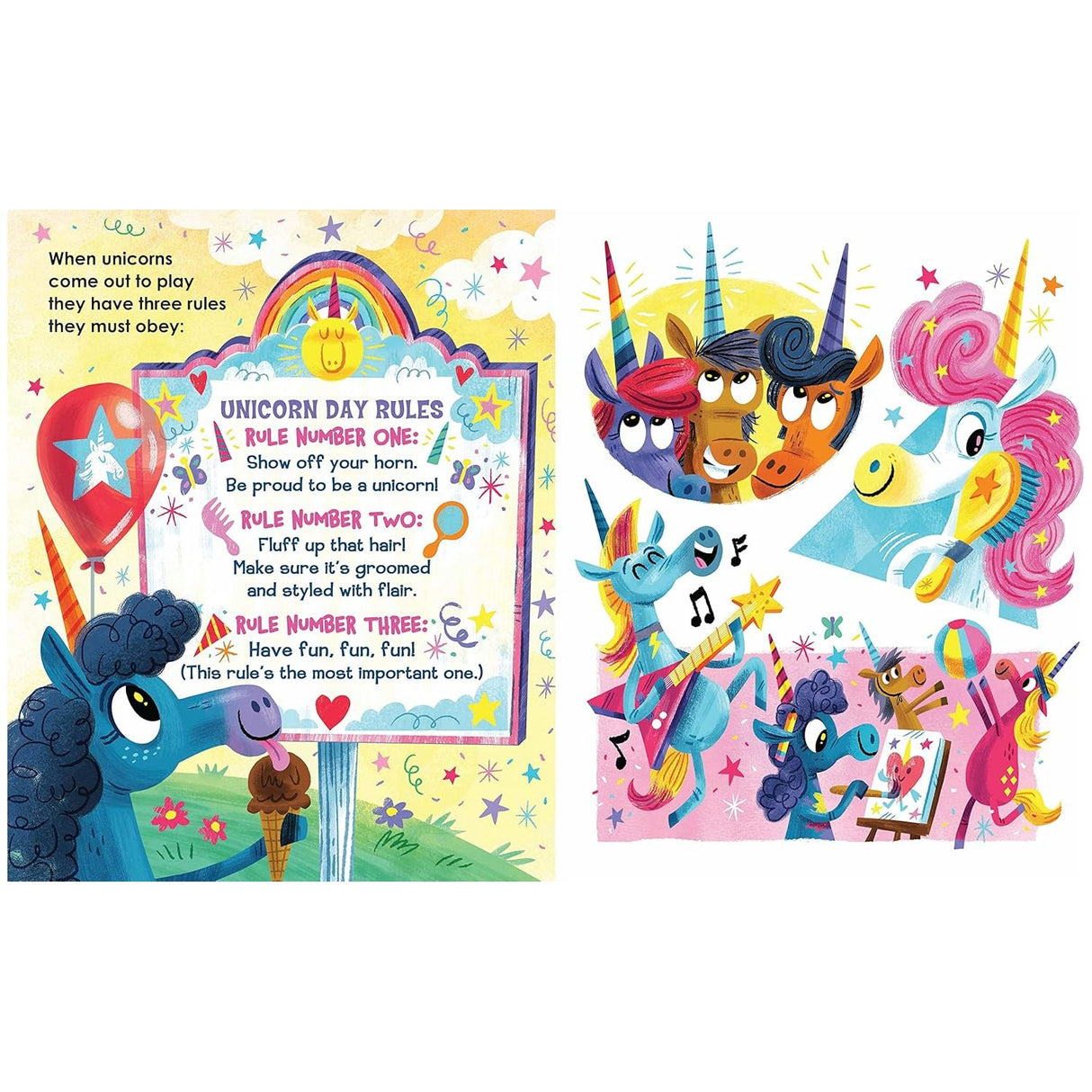 Board Book - Unicorn Day - Kid's Stuff Superstore