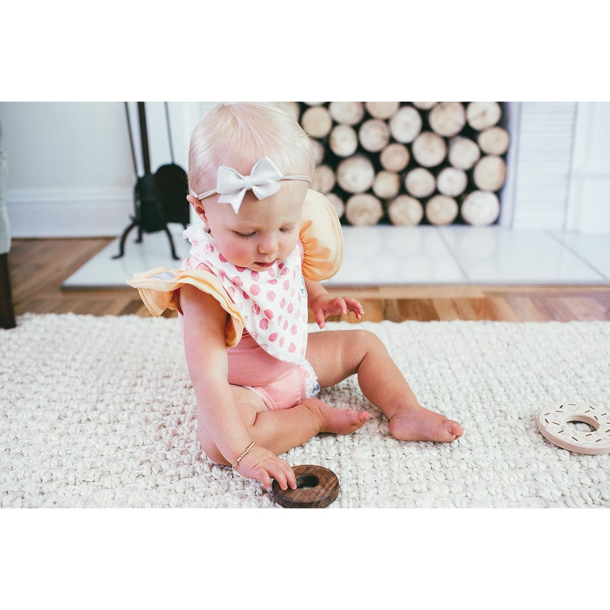 Copper Pearl Baby Bandana Bibs 4 Pack - Claire - Kid's Stuff Superstore