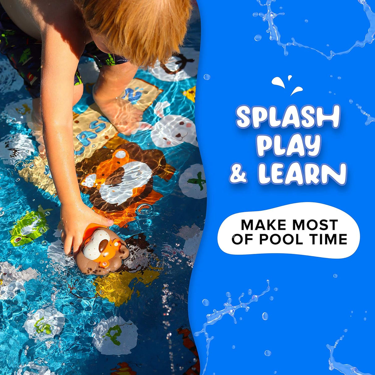 SplashEZ TubEZ Family Mold Free Bath Toys - Lion & Friends - Kid's Stuff Superstore