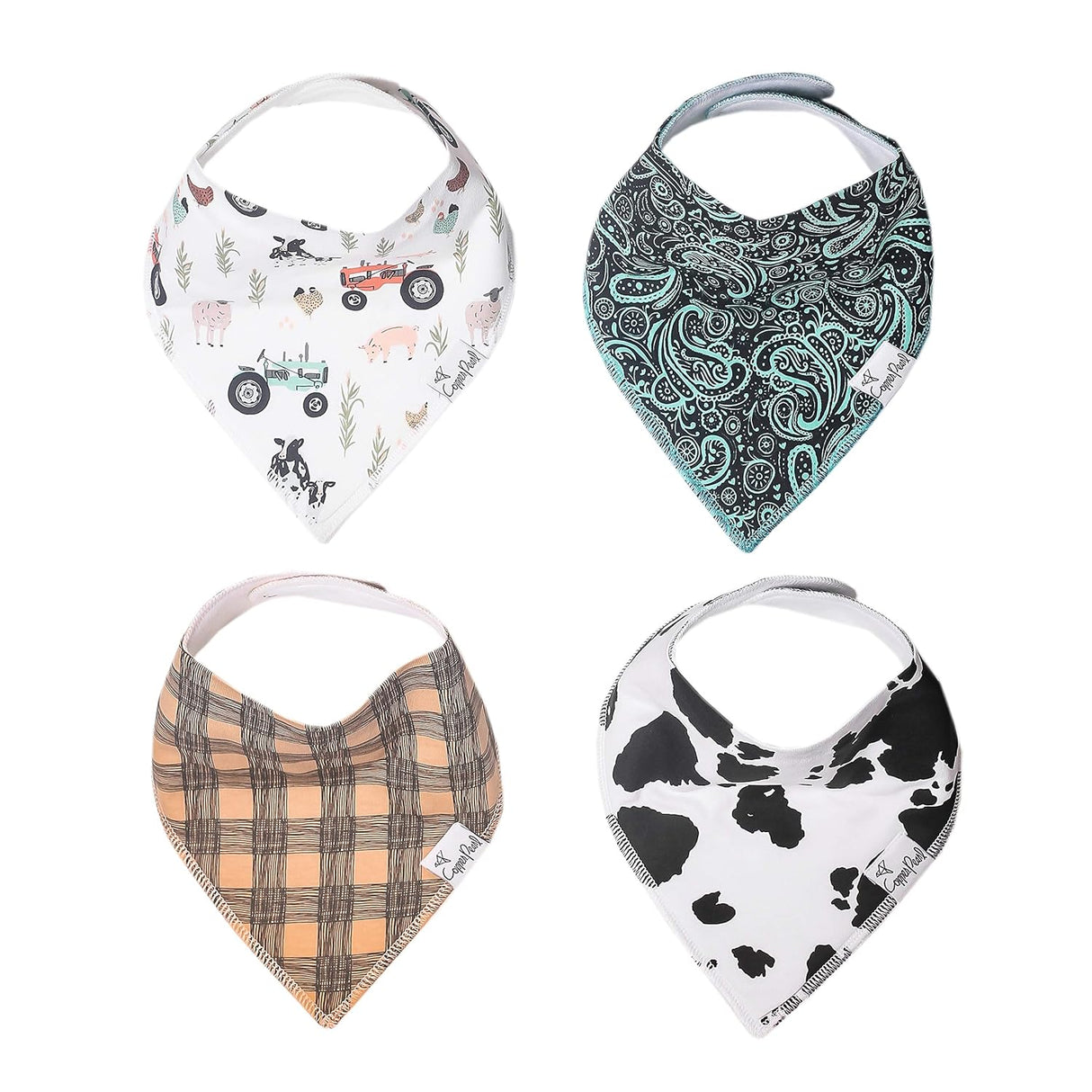 Copper Pearl Baby Bandana Bibs 4 Pack - Jo - Kid's Stuff Superstore