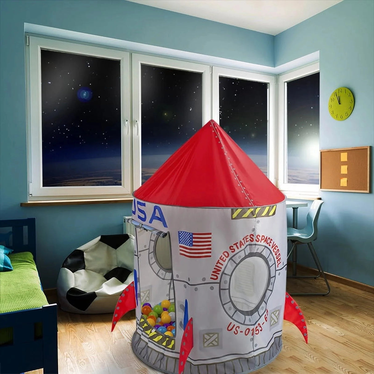 Space Adventure Rocket Play Tent - Kid's Stuff Superstore