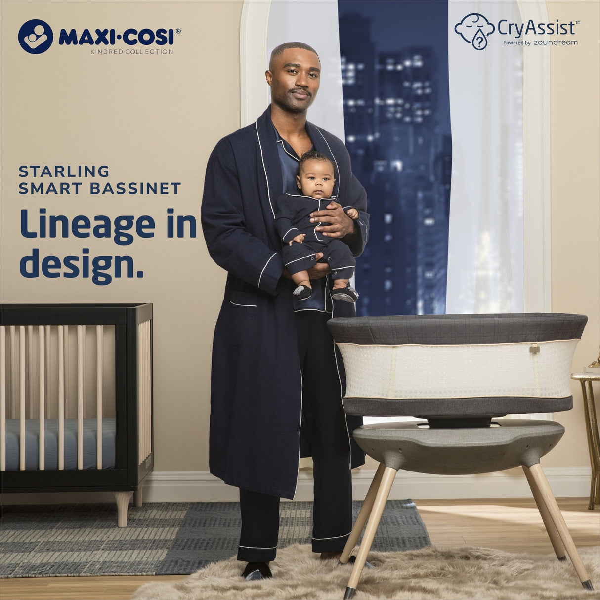 Maxi-Cosi Kindred Starling Smart Bassinet - Kid's Stuff Superstore