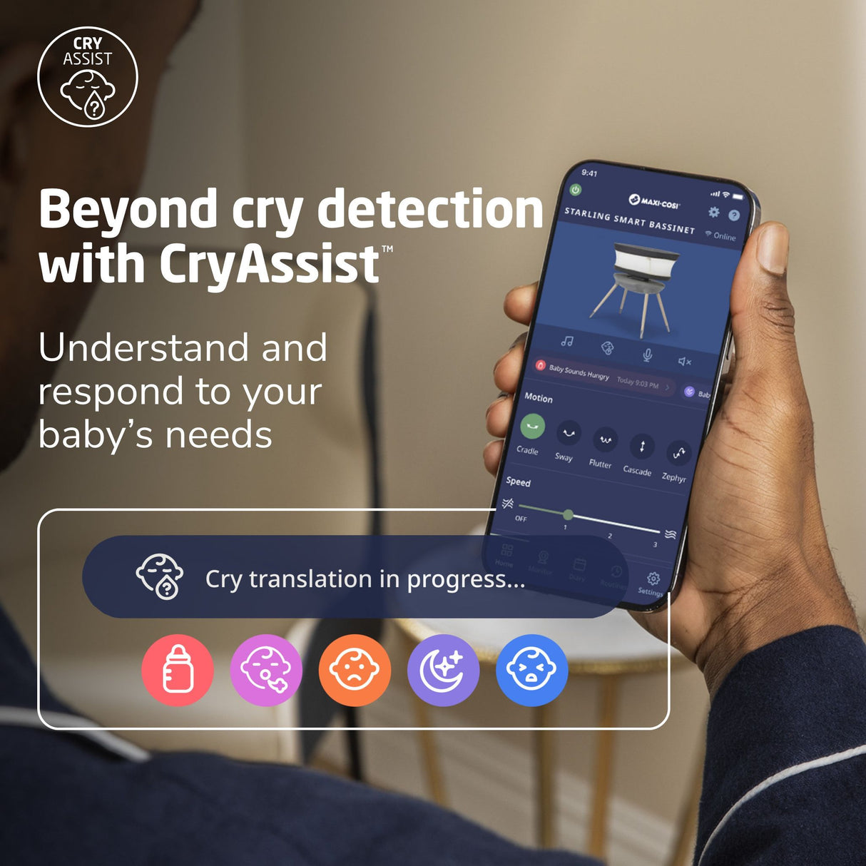 Maxi-Cosi Kindred Starling Smart Bassinet - Kid's Stuff Superstore