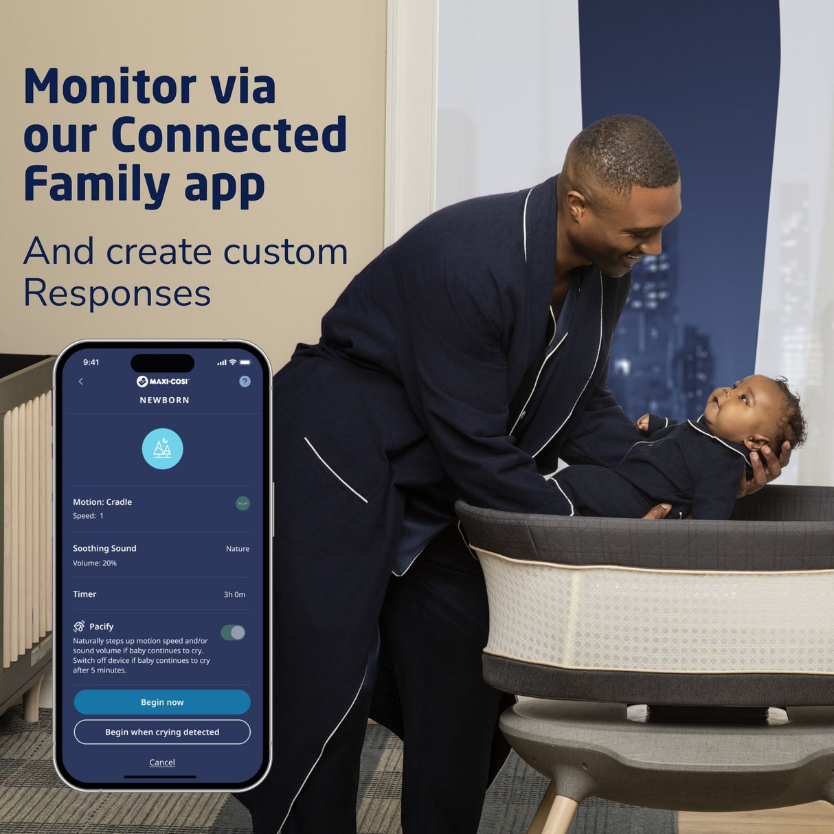 Maxi-Cosi Kindred Starling Smart Bassinet - Kid's Stuff Superstore