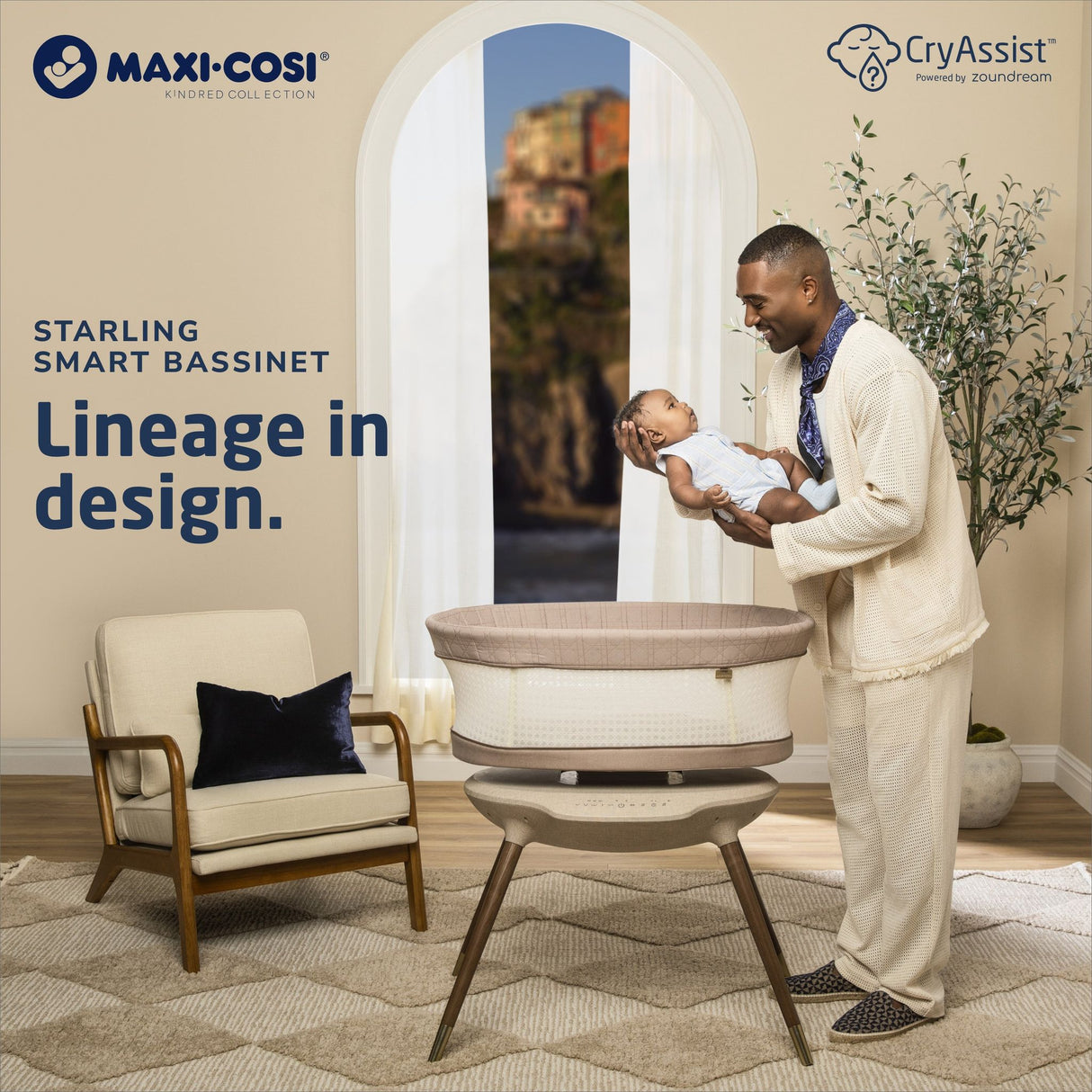 Maxi-Cosi Kindred Starling Smart Bassinet - Kid's Stuff Superstore