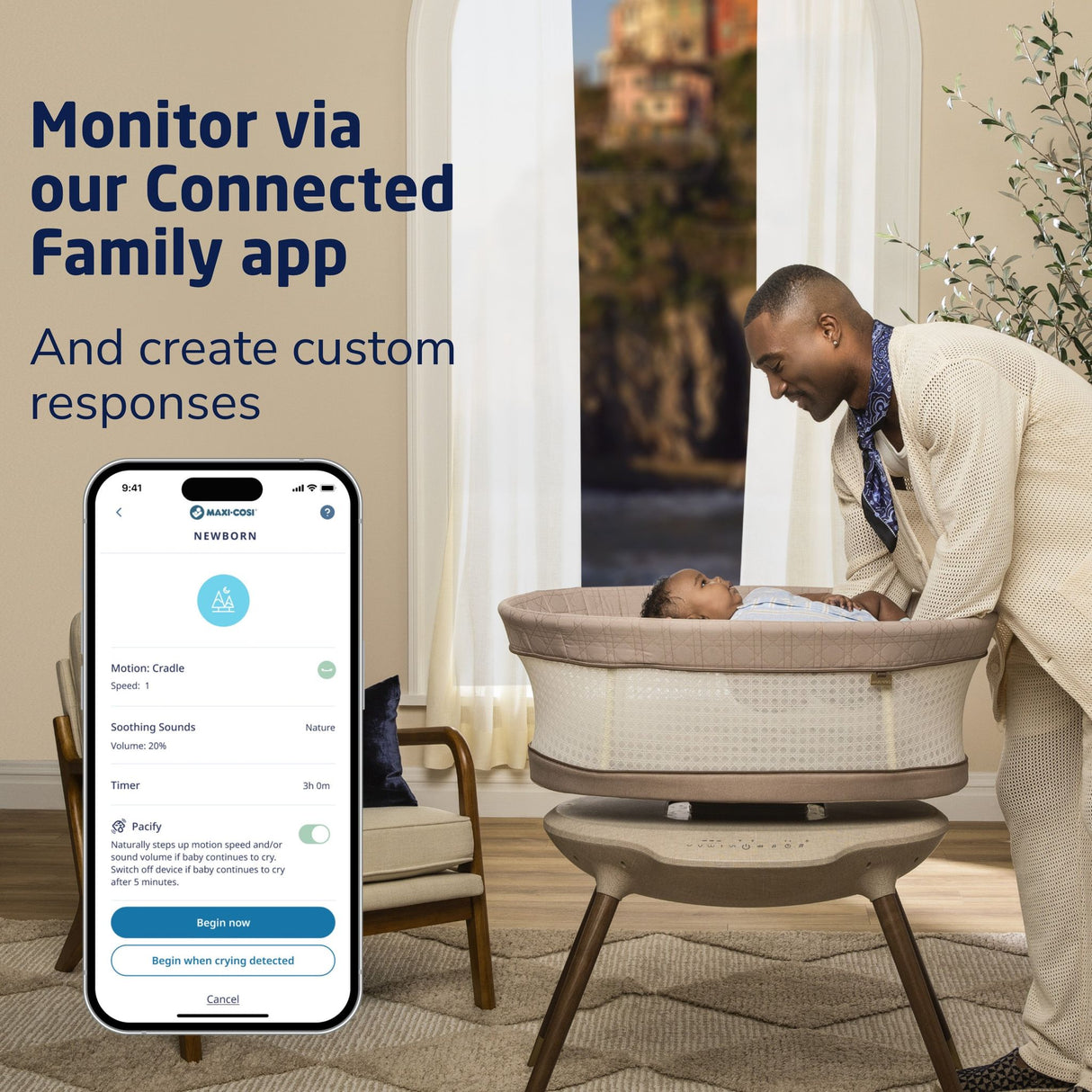 Maxi-Cosi Kindred Starling Smart Bassinet - Kid's Stuff Superstore