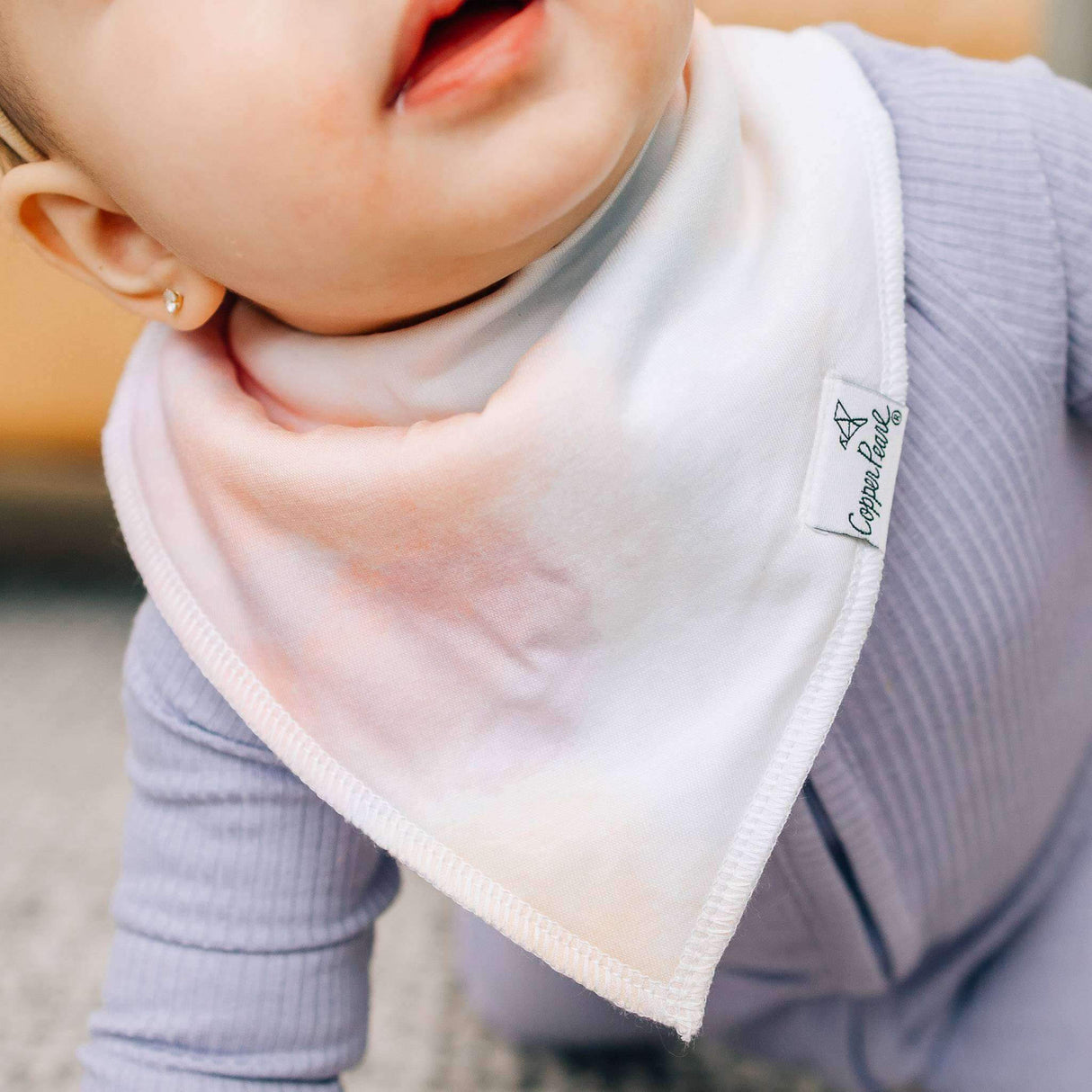 Copper Pearl Baby Bandana Bibs 4 Pack - Flora