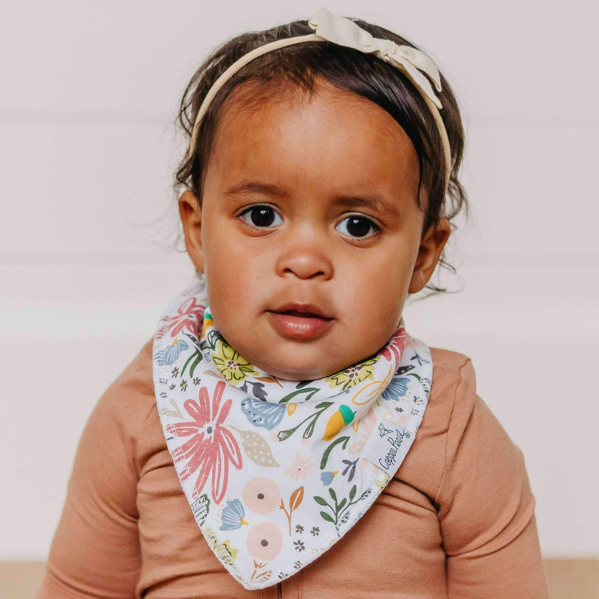 Copper Pearl Baby Bandana Bibs 4 Pack - Olive