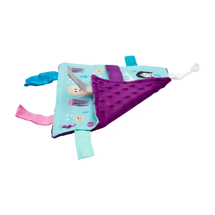 Baby Jack 8x8 Crinkle Sensory Toy - Mermaid Narwhals - Kid's Stuff Superstore