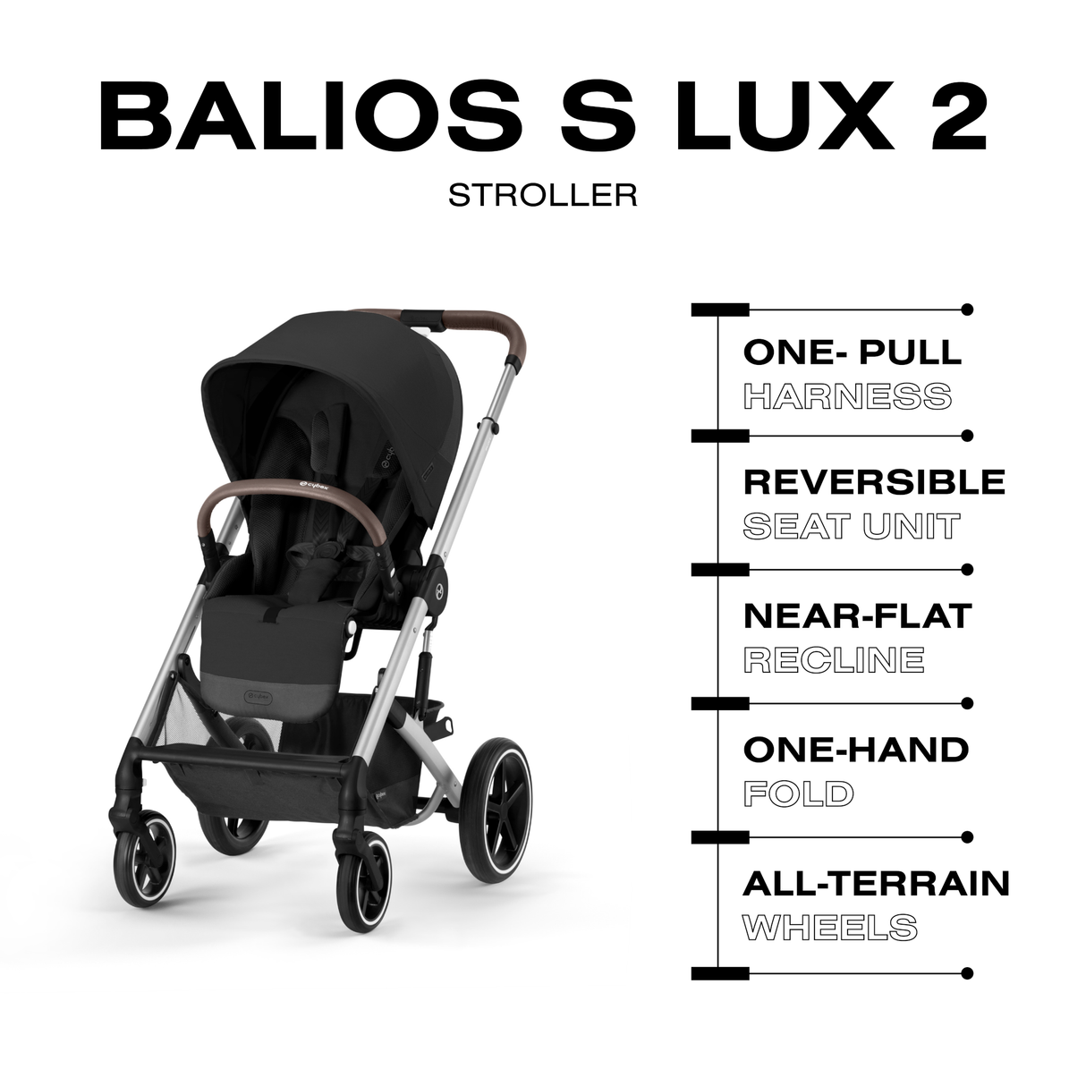 Cybex Balios S Lux 2 Stroller - Kid's Stuff Superstore