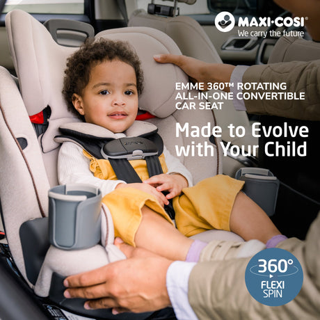 Maxi-Cosi Emme 360° Rotating All-in-One Convertible Car Seat - Kid's Stuff Superstore
